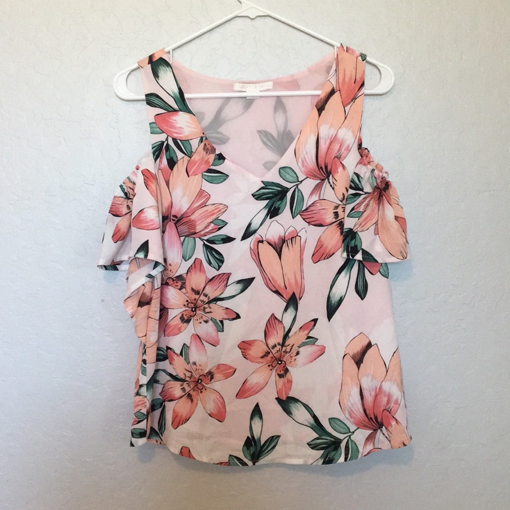 cooper & ella Women’s Floral Top Size XS
